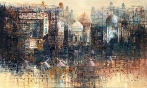 A. Q. ArifMedium: Acrylic on CanvasSize: 24 x 42 inches
