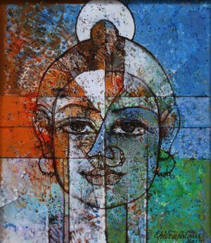 Chitra Pritam | Title: Untitled | Medium: Oil On Canvas | Size: 14 x 16 inches