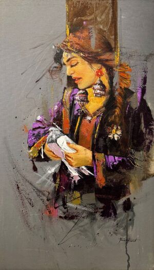 Awais Ahmed | Title: | Medium: Oil On Canvas | Size: 16x28 inches