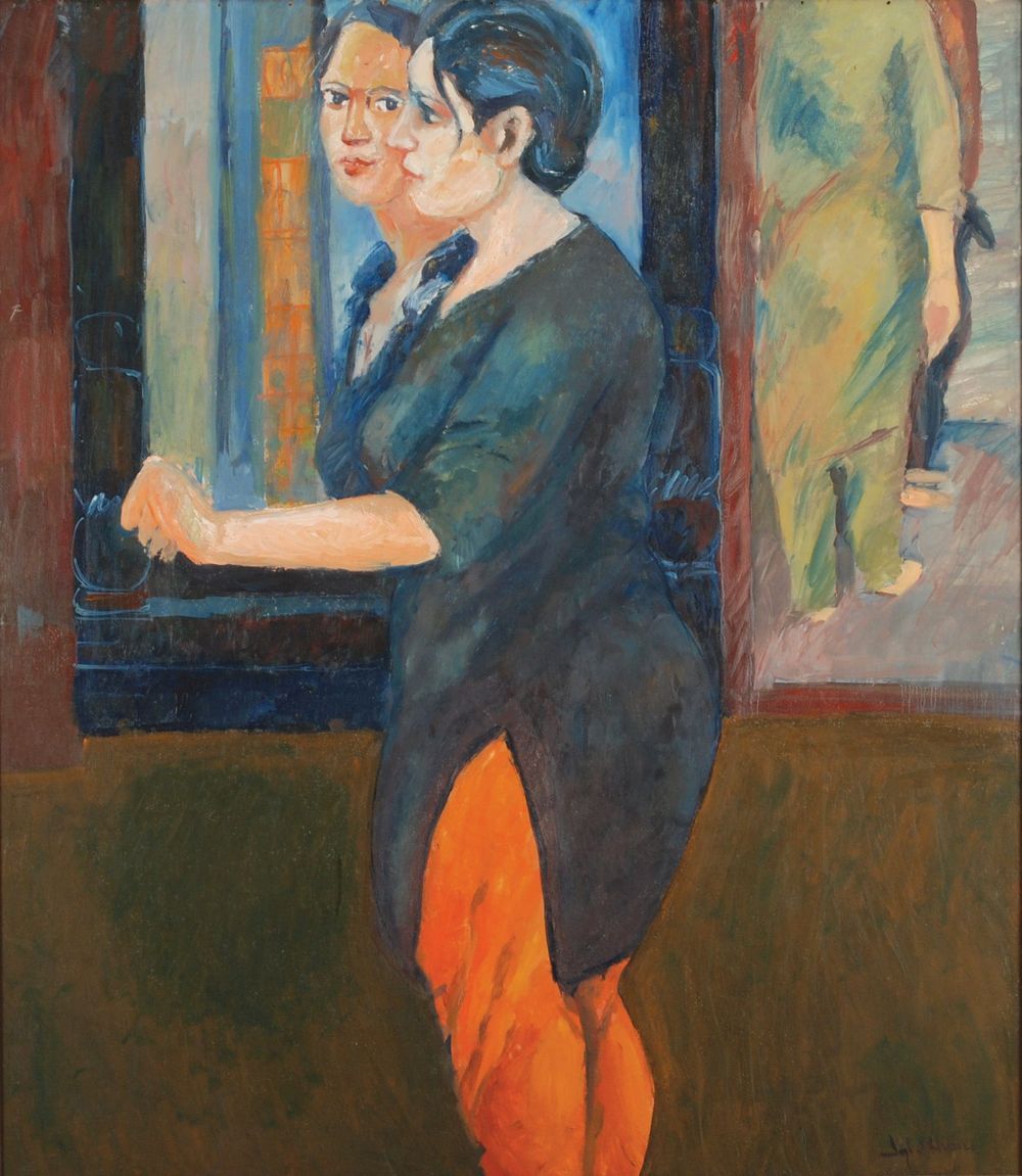 Iqbal Hussain  | Title:    | Medium: Oil On Canvas   | Size: 60 x 66 inches