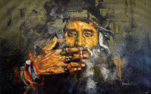 Awais AhmedTitle: Medium: Oil On Canvas Size: 12x18 inches