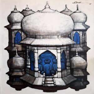 Qamar Siddiqui | Title:   | Medium: Acrylic On Canvas   | Size: 36 x 36 inches