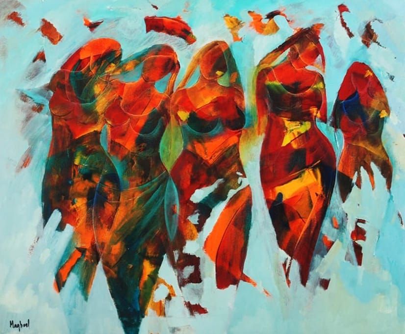 Maqbool Ahmed | Title:  | Medium: Oil on Canvas | Size: 30 x 36 inches
