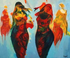 Maqbool Ahmed | Title:  | Medium: Oil on Canvas | Size: 30 x 36 inches