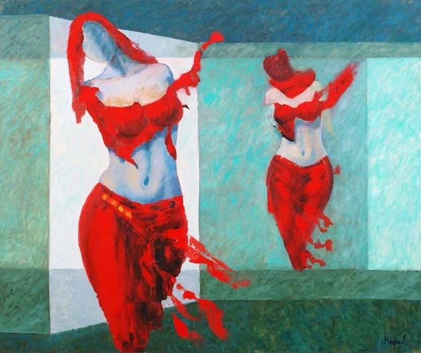 Maqbool Ahmed | Title:  | Medium: Oil on Canvas | Size: 30 x 36 inches