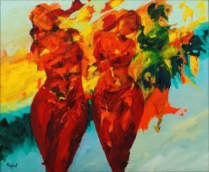 Maqbool Ahmed | Title:  | Medium: Oil on Canvas | Size: 30 x 36 inches