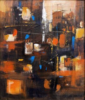 G. N. Qazi | Title: Untitled | Medium: Oil On Canvas | Size: 12 x 14 inches