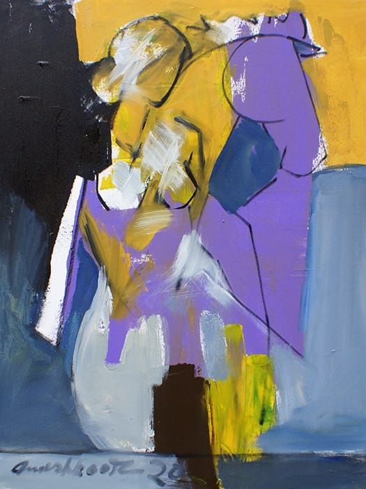 Mashkoor Raza | Title: Woman | Medium: Oil On Canvas | Size: 18x24 inches