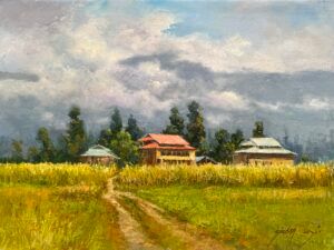 Ajab Khan | Title: North | Medium: Oil On Canvas | Size: 18x24 inches